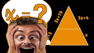 Find the value of quotxquot for a triangle 📐📐  Thales Theorem [upl. by Aicire]