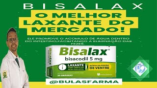 BISALAX  PARA QUE SERVE COMO USARO MELHOR LAXANTE DO MERCADO [upl. by Aryad728]