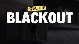 QBCore Blackout Script  FiveM Showcase [upl. by Atolrac590]