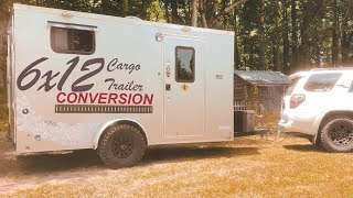 6x12 Cargo Trailer Conversion  Overview [upl. by Eugenle]