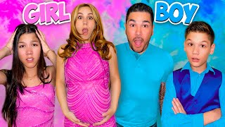 OFFICIAL GENDER REVEAL Girl or Boy  Familia Diamond [upl. by Louis]