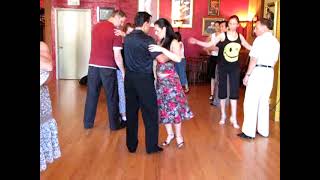 Dance Argentine Tango  VALS LESSON Steps  Oscar Mandagaran amp Georgina Vargas [upl. by Townie856]