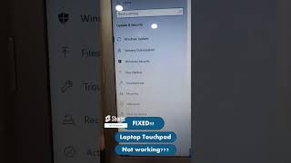 Laptop Touchpad Not Working  Fix Laptop Problem in Window [upl. by Noira182]