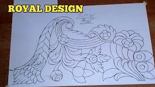 Royal Design Wood Carving Box Palang Drawing How To Make Carving Drawing [upl. by Nitas163]