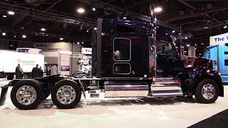 Kenworth W990 76inch Mid Roof Sleeper Truck 2020  Walkaround Exterior Interior Tour [upl. by Dyrraj]