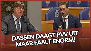 Laurens Dassen daagt PVVer van Dijck uit maar FAALT Gigantische rekenfouten [upl. by Cinda]