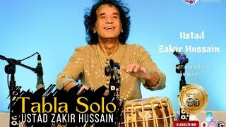 Ustad Zakir Hussain Live Tabla Solo at Kolkata 17 December 2023 [upl. by Bouchier]