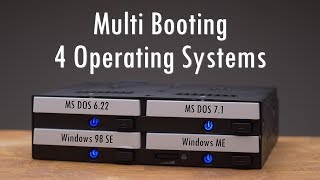 Multi Booting 4 Operating Systems with the ICY DOCK flexiDOCK MB524SPB 525quot Drive Bay [upl. by Greysun137]