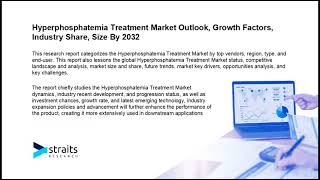 Hyperphosphatemia Treatment Market Growth Analysis  2031 [upl. by Poppy]