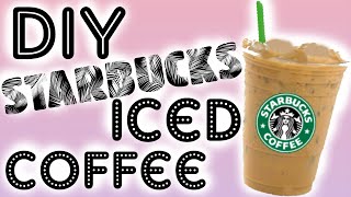 DIY Starbucks Iced Coffee  Lici [upl. by Arama]