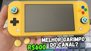 Comprei o Nintendo SWITCH LITE mais barato que achei e me surpreendi [upl. by Douglass]