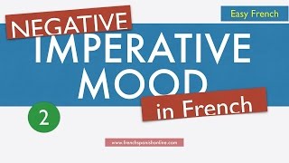 Learn French negative imperative [upl. by Sankey]