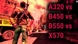 A320 vs B450 vs B550 vs X570 Motherboard  Ryzen 7 3700x [upl. by Ycul]