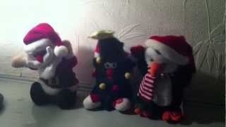 Xmas singing Tree Santa and Penguin [upl. by Aitram41]