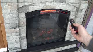 Classic Flame Infrared Electric Fireplace Insert Review Model 33II310GRA  Worth It or Not [upl. by Aprile484]