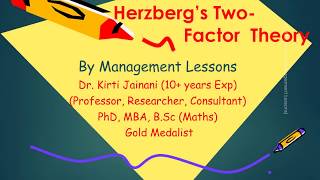 Herzberg Two Factor Theory of Motivation Session 11 MBABBABCOMBusiness Studies class 12 [upl. by Alrrats]