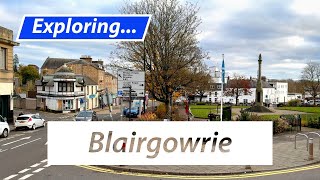 Exploring Blairgowrie Scotland A Drive Through [upl. by Ylrebmic]