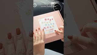 Stick on glam on nails made easy nailart naildesigns nails [upl. by Dodson]