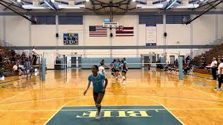 Kealakehe vs Hilo Girls varsity volleyball BIIF playoffs set 1 10192024 [upl. by Gensmer]