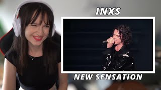 INXS  New Sensation Official Live Video Live From Wembley Stadium 1991  First Time Reaction [upl. by Jillana]