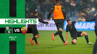 SassuoloRoma 11  Highlights 202223 [upl. by Nytram]