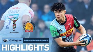 Harlequins v Exeter  HIGHLIGHTS  Another Late Show  Premiership 202122 [upl. by Tiphane]