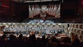 Massale samenzang van Psalm 138 de Doelen van Rotterdam gespeeld door organist Peter Wildeman [upl. by Doraj]