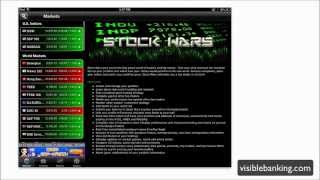 GAMIFICATION Stock Wars App for iPad  Virtual Investing Video Review [upl. by Llertnac177]