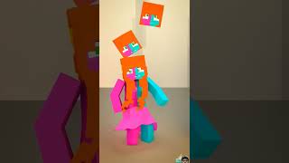 Come make a face minecraft youtubeshorts funnyanimation [upl. by Costin]