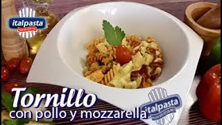 Tornillo con pollo y mozzarella [upl. by Nicolina]