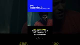 Easy Come Easy Go  Music idiom  Meaning [upl. by Eward406]