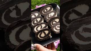 Oreo rolls oreo shorts viral trending youtubeshorts cake chocolate recipe cadbury ytshorts [upl. by Fabiano]