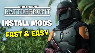 Star Wars Battlefront 2  How to install mods on Battlefront 2 TUTORIAL 2023 Fast amp Easy [upl. by Bartholomew]