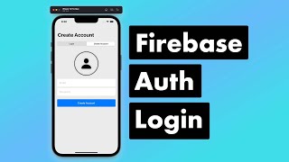 SwiftUI Firebase Chat 02 Signing in with Firebase Auth [upl. by Janos]