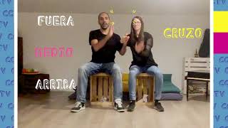 TUTORIAL JUEGO DE MANOS BODY PERCUSSION AVES ENJAULADASRozalén SANTI SERRATOSA y ANNA ROIG DOLZ [upl. by Paryavi784]