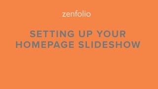 How to set up your Zenfolio homepage slideshow  Zenfolio Classic [upl. by Scotti]