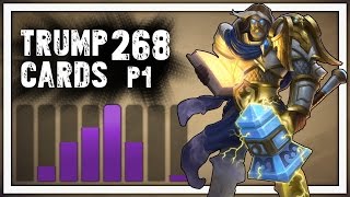 Hearthstone Trump Cards  268  The Strongest Class  Part 1 Paladin Arena [upl. by Idelia]