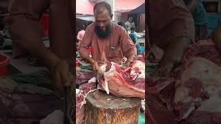 Unique Skillful Butcher Super reel reels best beef skills Amazing perfect shorts meat [upl. by Eniamret]