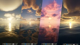 4K Top Minecraft Shaders  Best 10 Shaders Comparison  BSL Continuum Pr Luma SEUS Voyager [upl. by Annot]