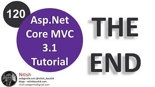 120 AspNet Core tutorial  The End [upl. by Sherrard]