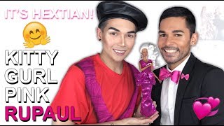 KITTY GURL PINK RuPaul Doll  Integrity Toys  Review feat HeXtian [upl. by Ocire]