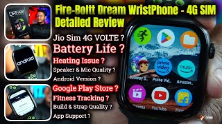 Fire Boltt Dream Wrist Phone Android Smartwatch  Full Review with Pros amp Cons datadock [upl. by Uthrop807]