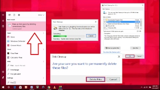 How to Delete Unnecessary Files in Windows 10 Clean Disk [upl. by Barth558]