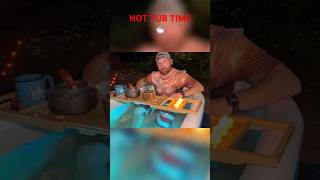 Hot Tub Hot Chocolate hottubbin campinggear joolca hottub relaxing [upl. by Ardekan]