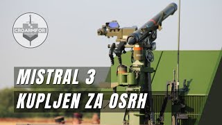 CROARMFOR 44 Hrvatska kupuje PZO sustav Mistral 3  Hrvatska Vojska  Croatian Army [upl. by Emoryt493]