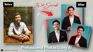 How To Create Professional Linkedin Profile Photo Using AI For FREE Part1 [upl. by Aymahs]