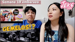 quotEran gemelosquot Jin se quedó triste  Lo que no se dijo en la fiesta de revelación 👶 reaccion [upl. by Sarita]