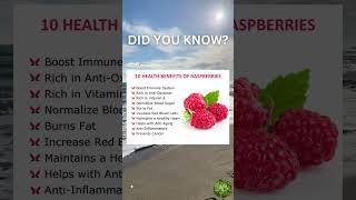 Health Benefits of Raspberries [upl. by Oeht339]