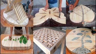 8 Amazing Woodworking Projects Most Worth Watching  Coffee Table With Design Unique Incredible [upl. by Freberg]