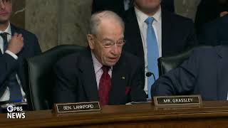 WATCH Sen Grassley questions acting Secret Service director on Trump rally shooting probe [upl. by Lurette]